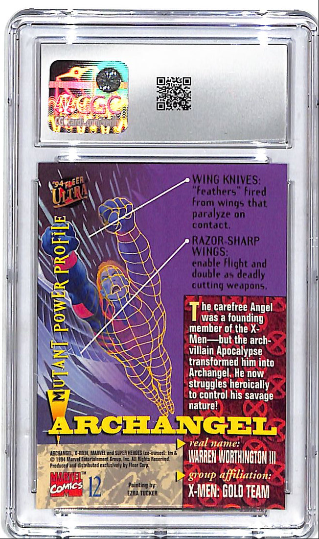 1994 Fleer Ultra X-Men Archangel #12 CGC 10