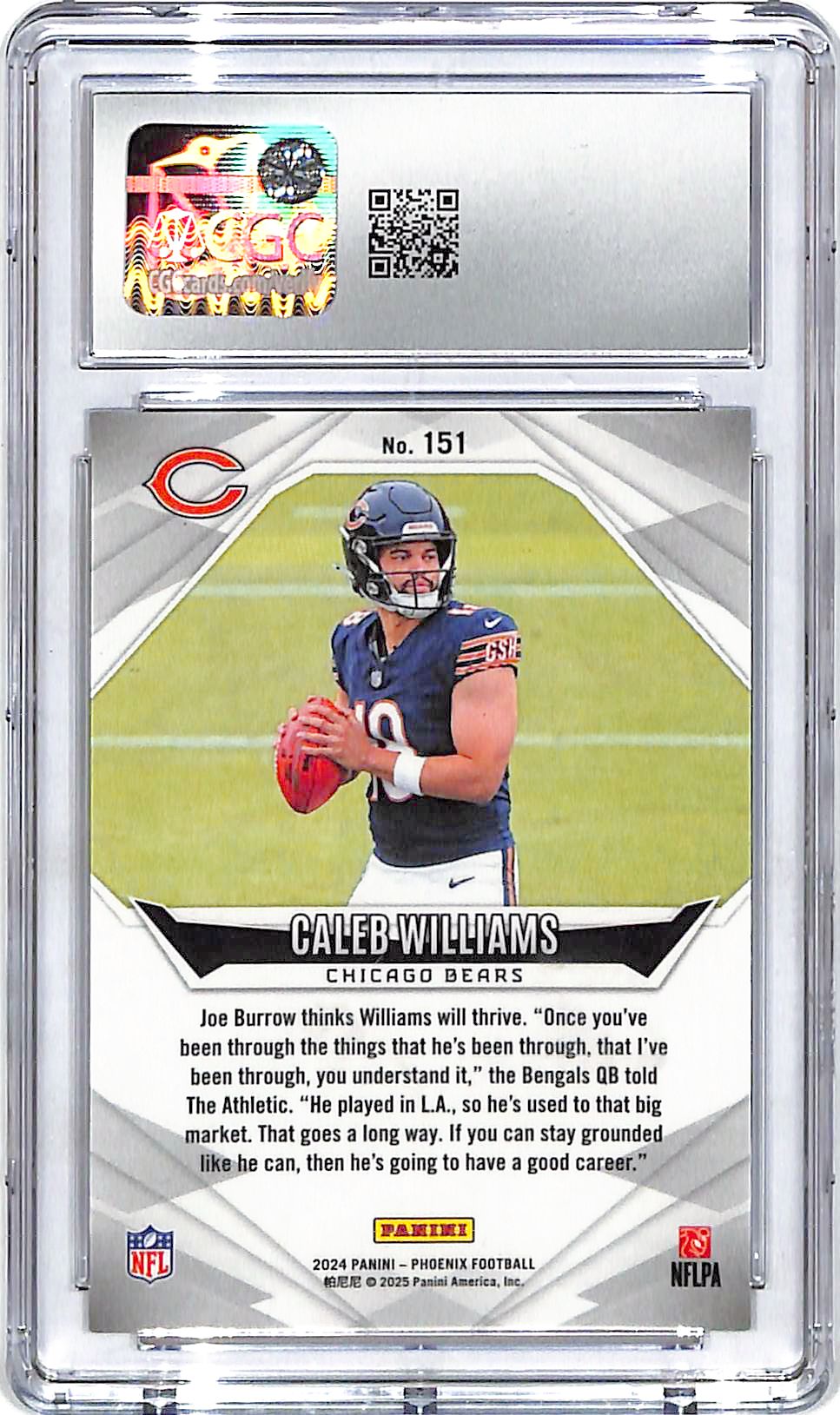 2024 Phoenix Caleb Williams Rookie RC Hyper CGC 9 Bears