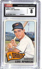 1965 Topps Luis Aparicio #410 CGC 8 Orioles