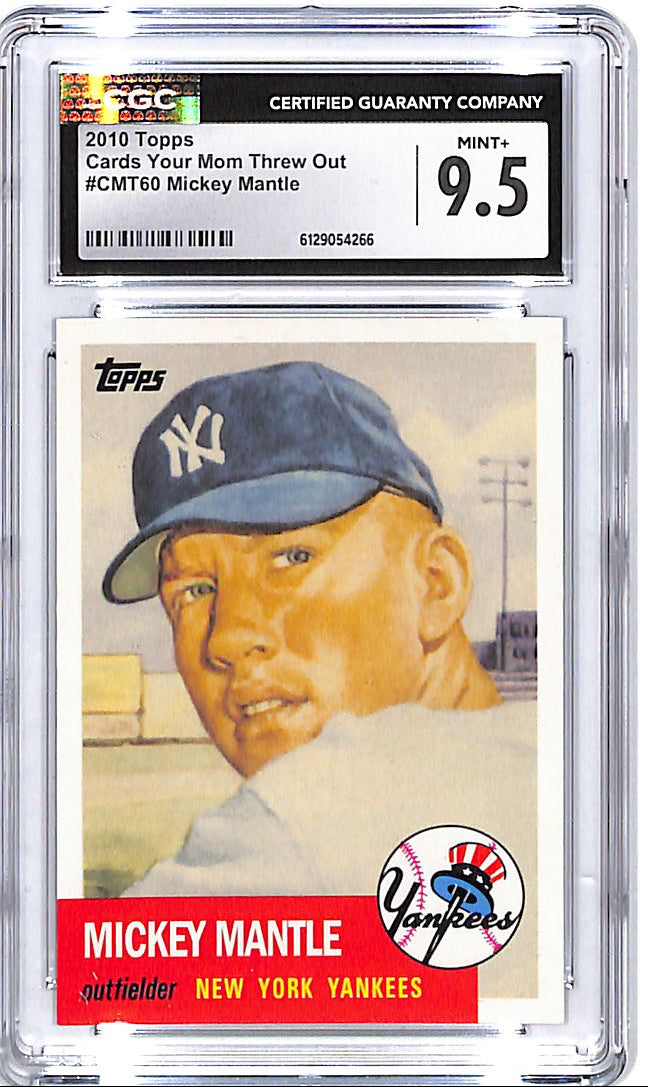 2010 Topps Mickey Mantle Cards Your Mom Threw Out CGC 9.5 Yankees