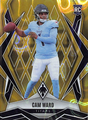 2025 Phoenix Cam Ward Rookie RC Yellow Lave /125 Titans