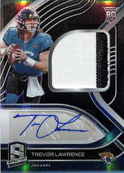 2021 Spectra Trevor Lawrence Auto Autograph Rookie RC Patch Jersey /99 Jaguars