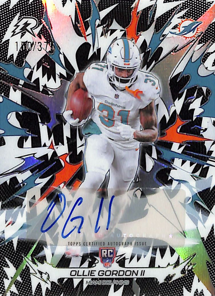 2026 Topps Resurgence Ollie Gordon Auto Autograph Rookie RC Refractor /375 Dolphins