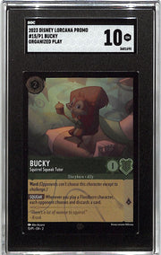 Disney Lorcana Bucky Promo Organized Play 2023 SGC 10 15/P1