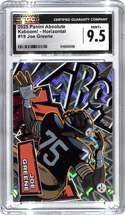 2025 Absolute Mean Joe Green Kaboom! Horizontal #19 CGC 9.5 Steelers
