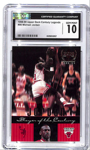 1998-99 Upper Deck Century Legends Michael Jordan #86 CGC 10 Bulls