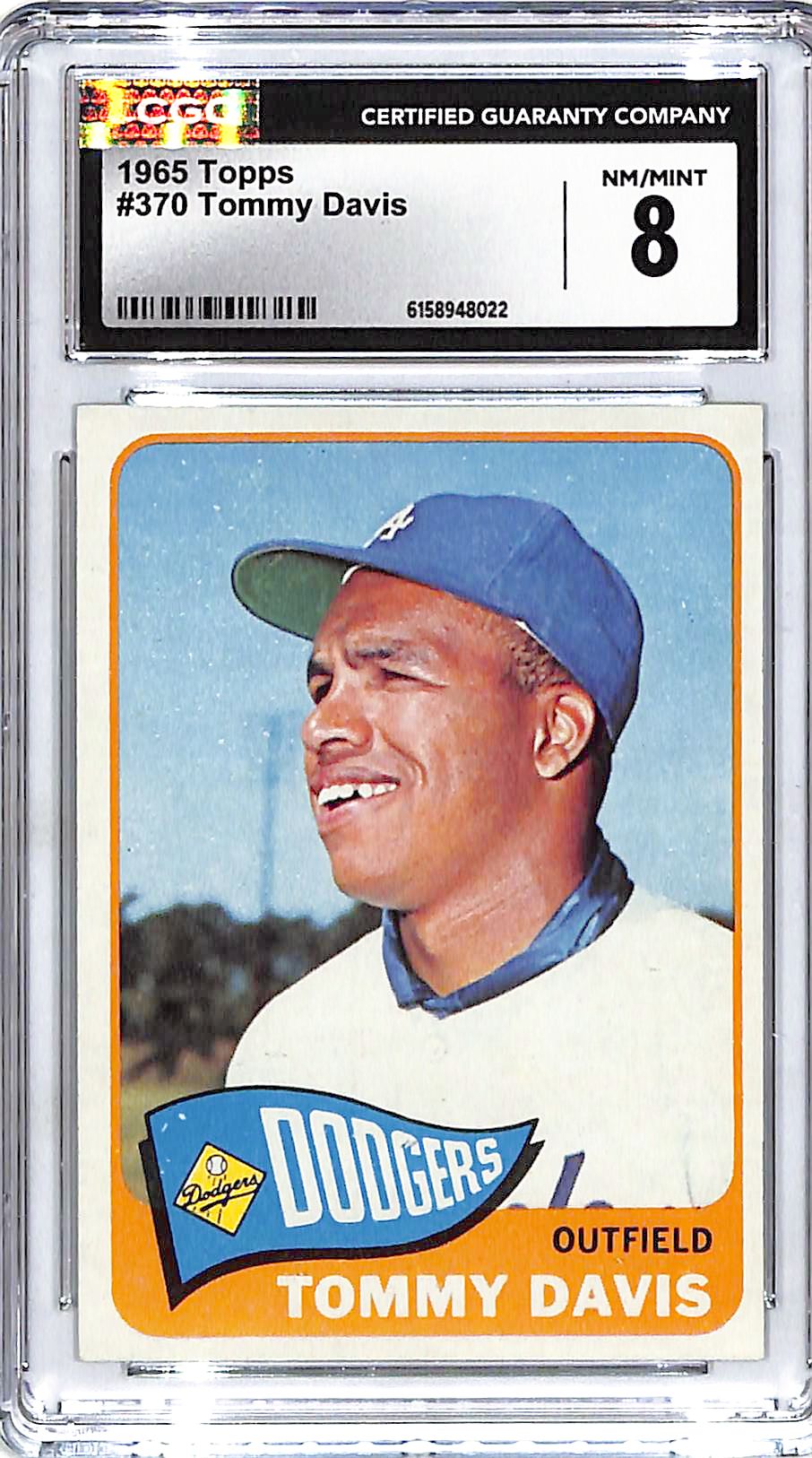 1965 Topps Tommy Davis #370 CGC 8 Dodgers