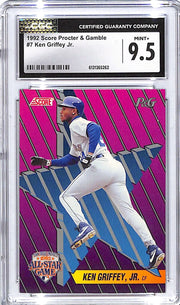 1992 Score Proctor & Gamble Ken Griffey Jr #7 CGC 9.5 Mariners
