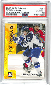2005-06 In the Game Heroes and Prospects Sidney Crosby Rookie RC PSA 10
