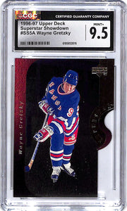 1996-97 Upper Deck Wayne Gretzky Superstar Showdown CGC 9.5 Rangers