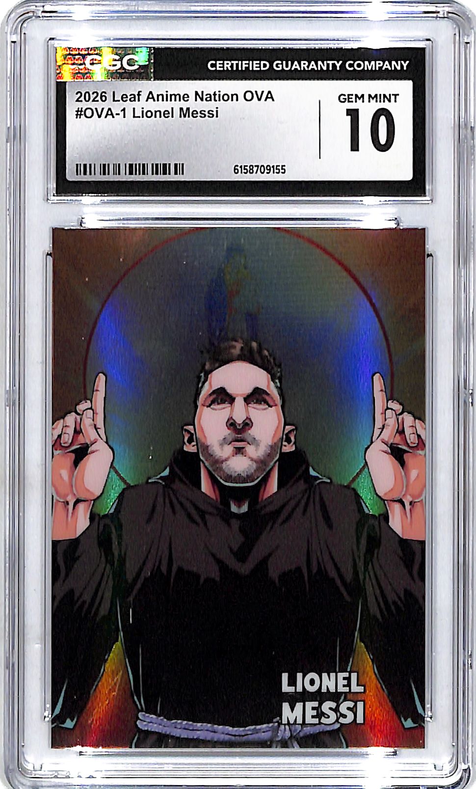 2026 Leaf Anime Nation OVA Lionel Messi CGC 10
