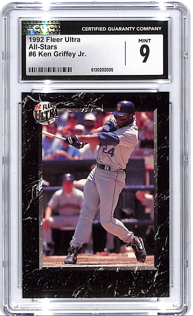 1992 Fleer Ultra Ken Griffey Jr All Stars #6 CGC 9 Mariners