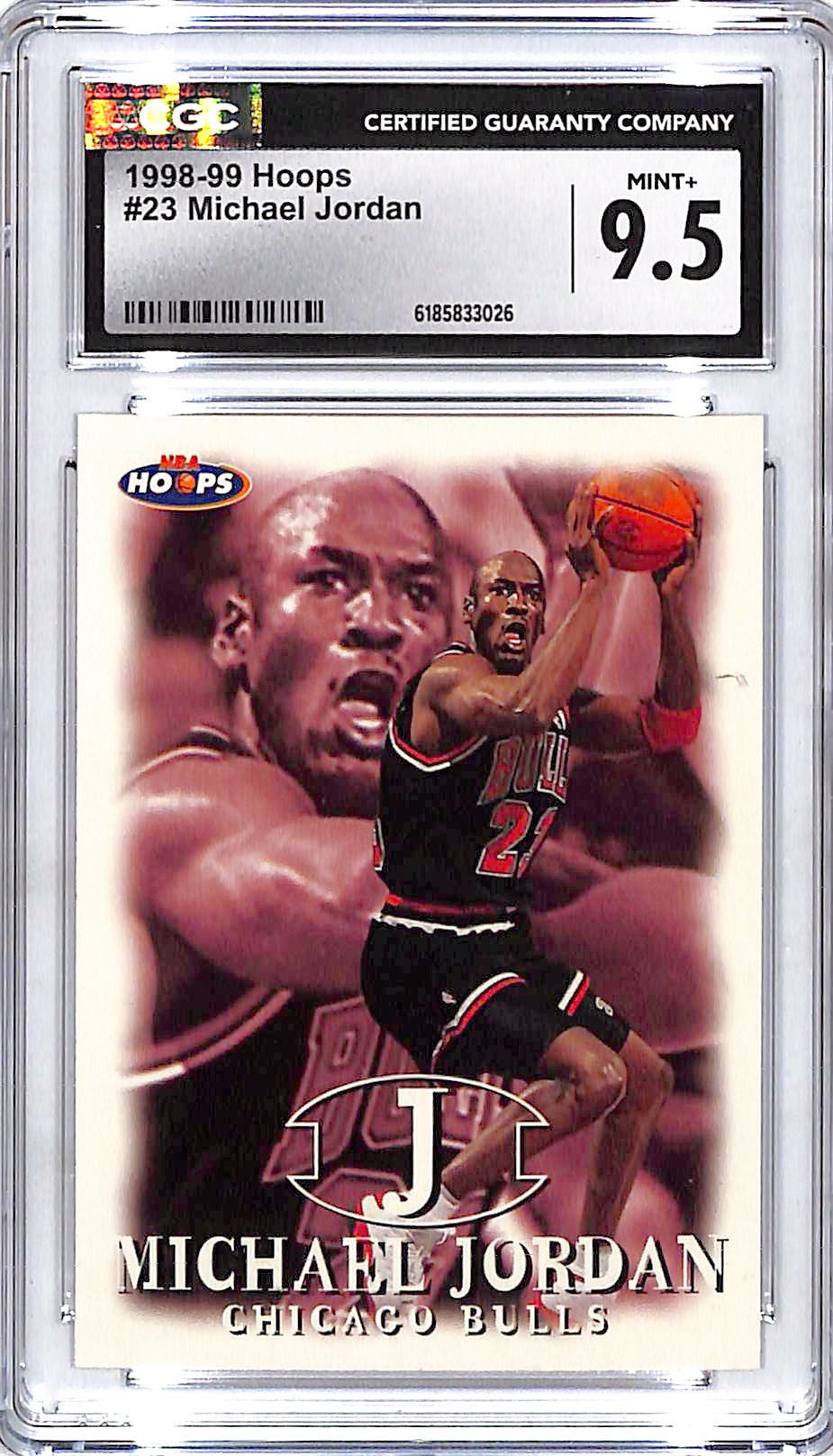 1998-99 Hoops Michael Jordan #23 CGC 9.5 Bulls