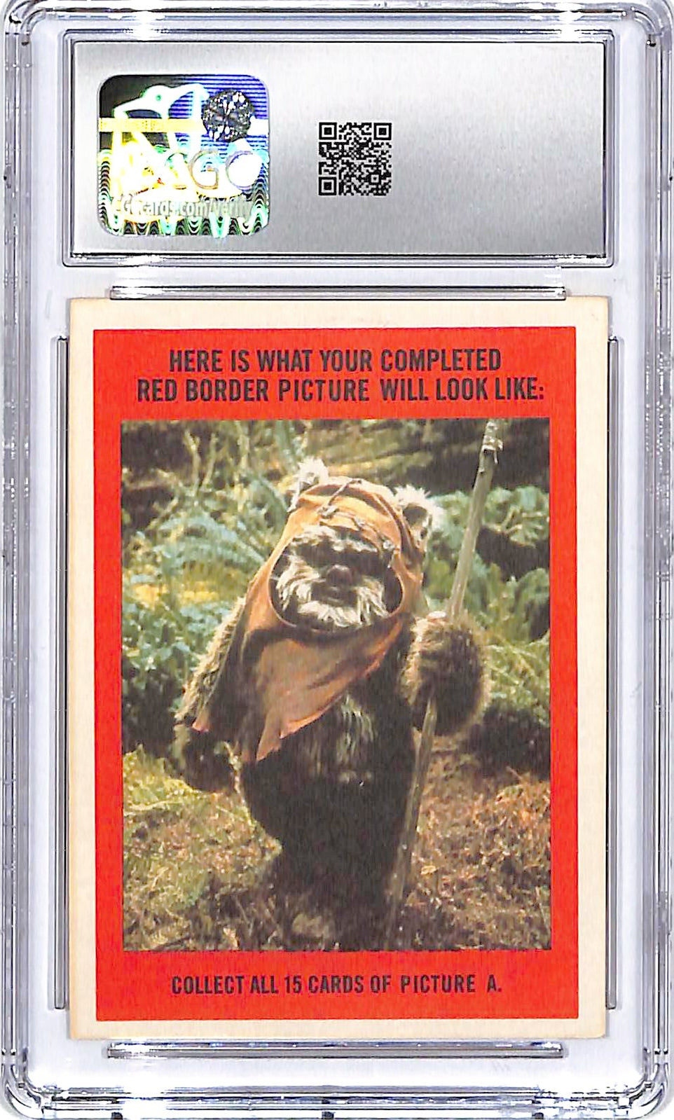 1983 Topps Star Wars Return of the Jedi Series 1 Han Solo Sticker Yellow CGC 8 #11