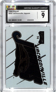 1994 Playoff Jacksonville Jaguars Team Logo #262 CGC 9