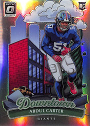 2025 Donruss Optic Abdul Carter Downtown Rookie RC #20 Giants