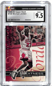 1999-00 Upper Deck Michael Jordan #140 CGC 9.5 Bulls