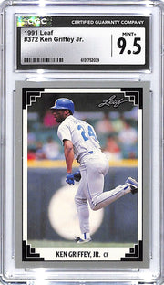 1991 Leaf Ken Griffey Jr #372 CGC 9.5 Mariners