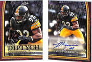 2026 Leaf Art of Sport James Harrison Auto Autograph Diptych /5 Steelers