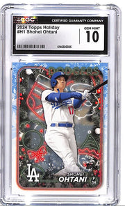 2024 Topps Holiday Shohei Ohtani #H1 CGC 10 Dodgers