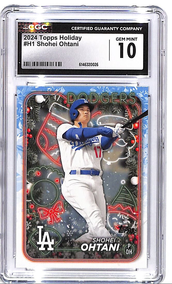 2024 Topps Holiday Shohei Ohtani #H1 CGC 10 Dodgers