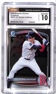 2025 Bowman Chrome Roman Anthony Prospect Rookie R CGC 10 Red Sox