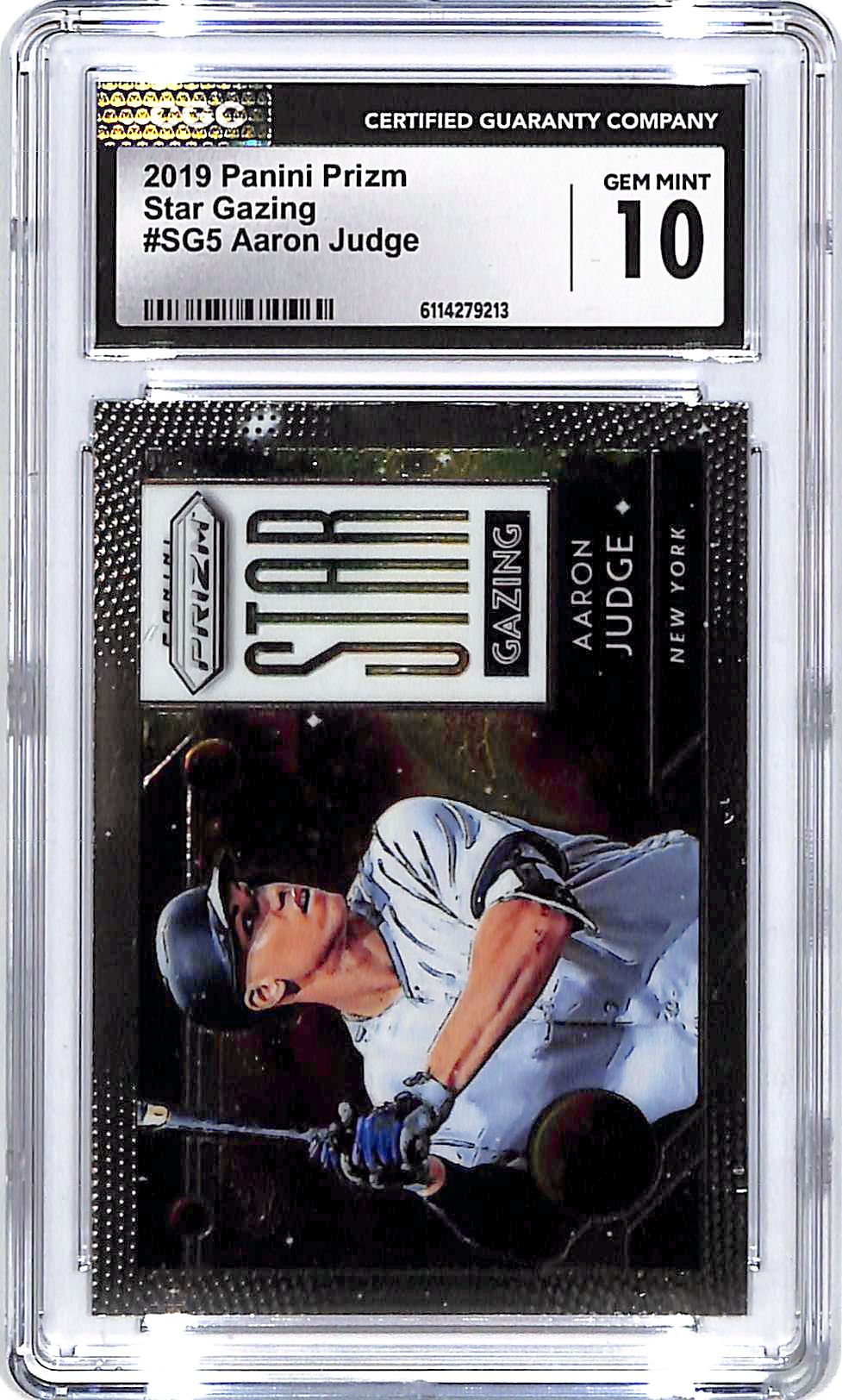 2019 Prizm Aaron Judge Star Gazing CGC 10 Yankees