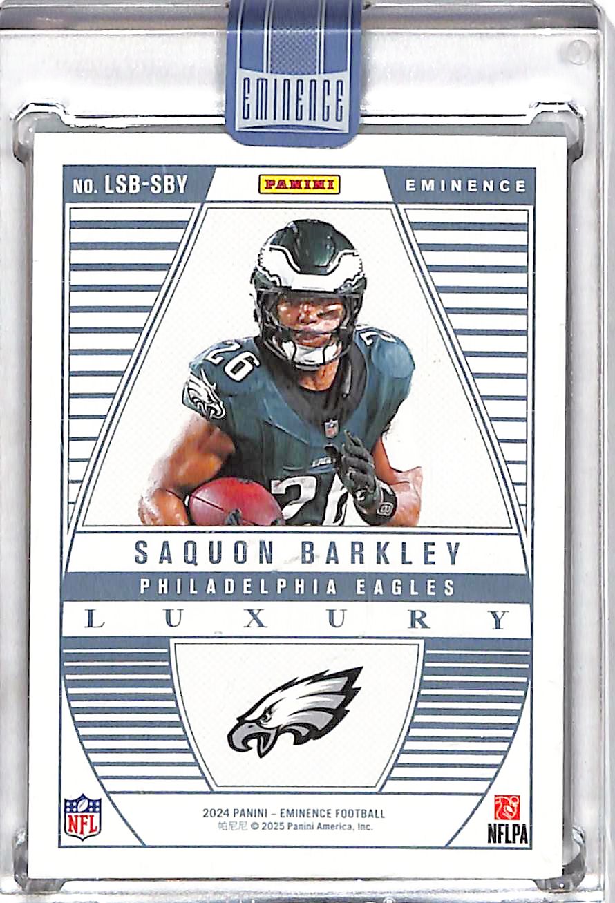 2024 Eminence Saquon Barkley Luxury Silver Bar /10 Eagles