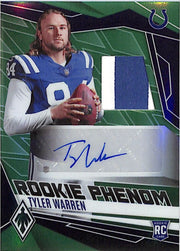 2025 Phoenix Tyler Warren Auto Autograph Rookie RC Patch Jersey /25 Colts
