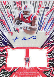 2025 Topps Resurgence TreVeyon Henderson Auto Autograph Rookie RC Patch Jersey Patriots