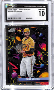 2025 Topps Chrome Cosmic Paul Skenes #100 CGC 10 Pirates