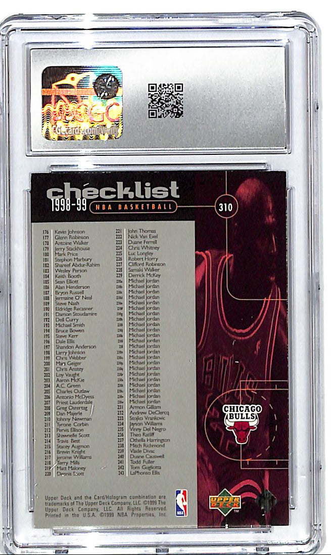 1998-99 Upper Deck Michael Jordan #310 CGC 9 Bulls