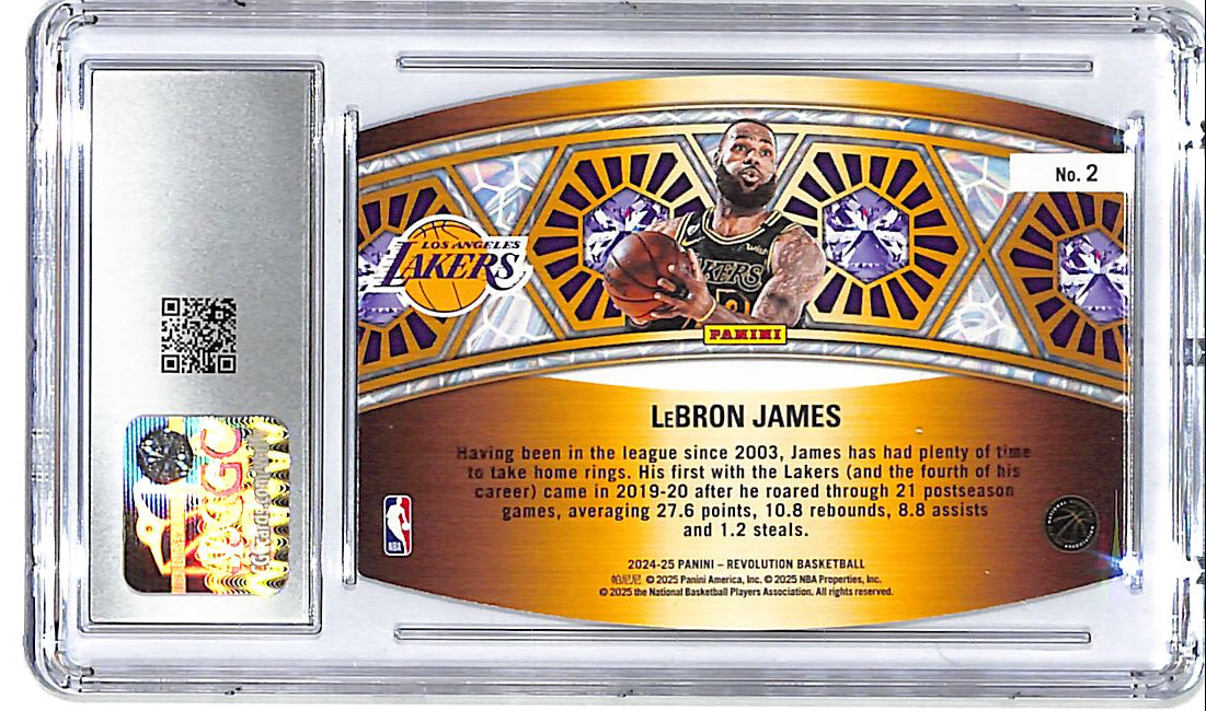2024-25 Revolution LeBron James Ring Bearers #2 CGC 9 Lakers