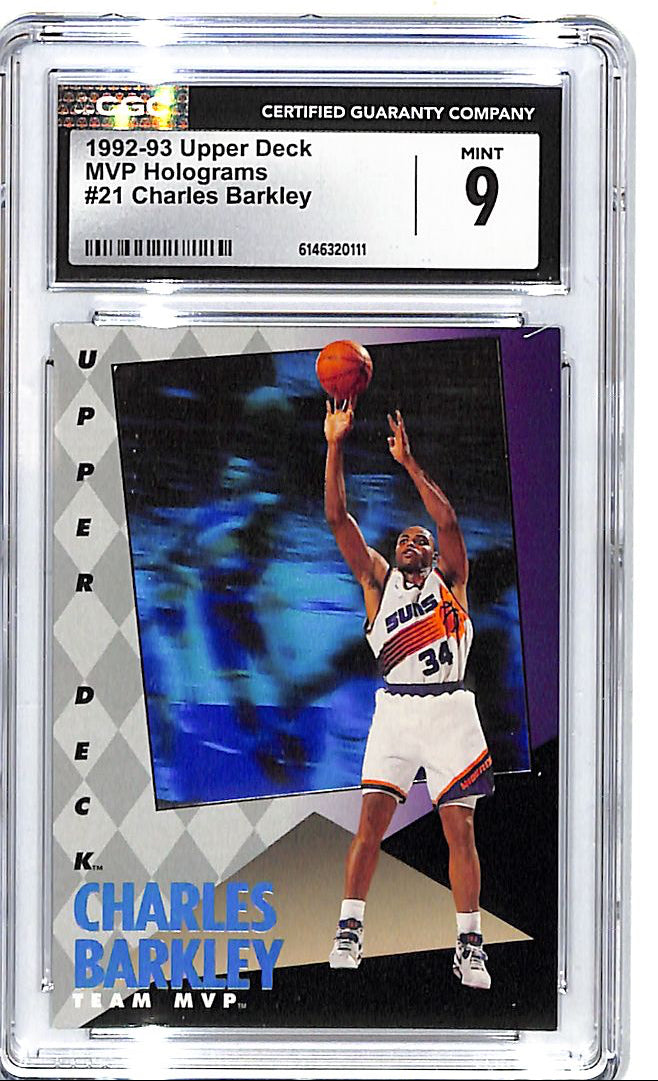 1992-93 Upper Deck Charles Barkley MVP Holograms #21 CGC 9 Suns