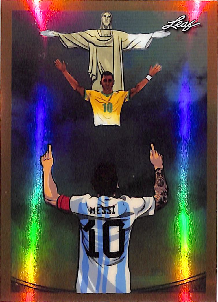 2026 Leaf Metallic Imaginations Lionel Messi #13 Gold /99 Argentina