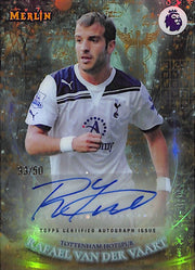 2026 Topps Merlin Premier League Rafael Van Der Vaart Auto Autograph Enchanted Gold /50