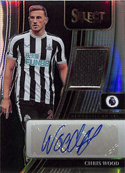 2022-23 Select Premier League Chris Wood Auto Autograph Patch Newcastle United