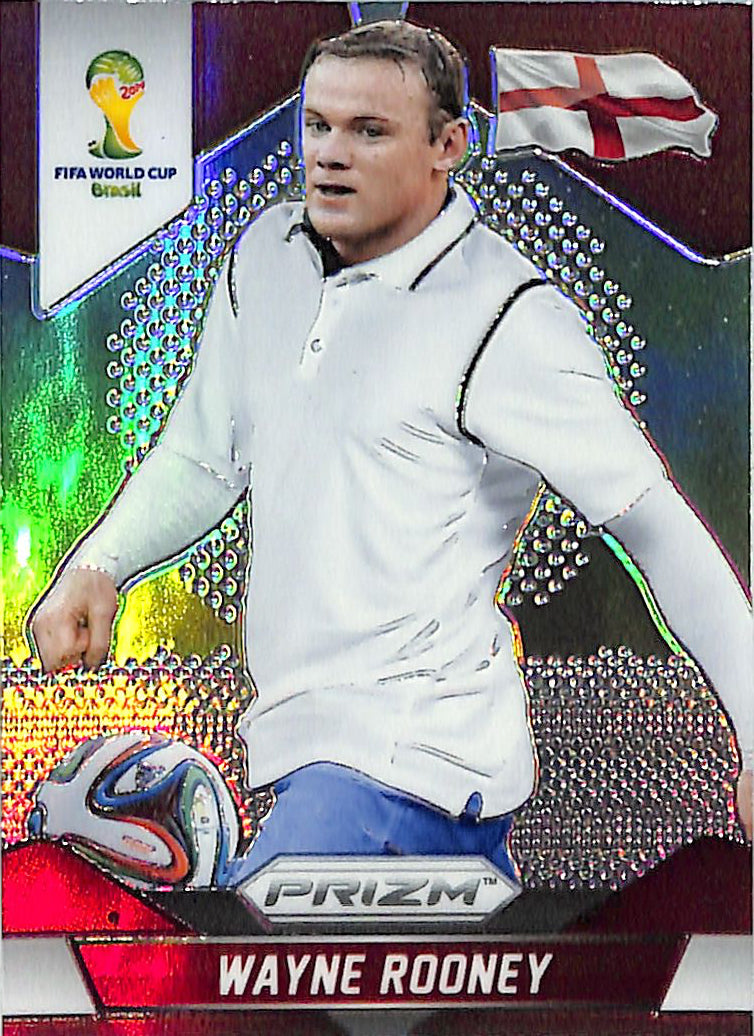 2014 Prizm World Cup Wayne Rooney Silver Prizm #142 England