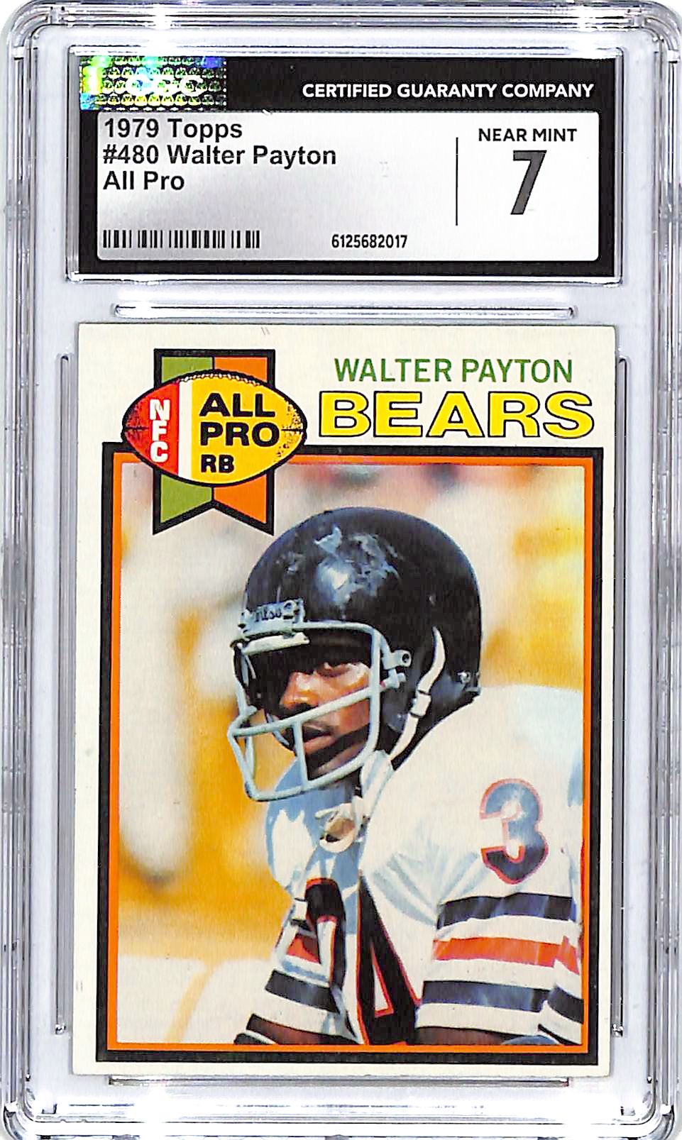 1979 Topps Walter Payton All Pro #480 CGC 7 Bears
