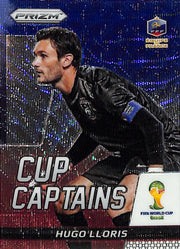 2014 Prizm World Cup Hugo Lloris Cup Captains Red White Blue Wave France