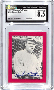 1977 Shakey's Pizza Babe Ruth CGC 8.5 #20 Yankees