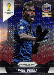 2014 Prizm World Cup Paul Pogba Red White Blue Wave #79 France