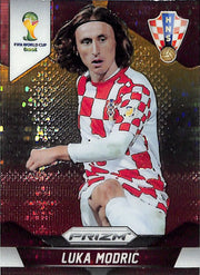 2014 Prizm World Cup Luka Mordric Yellow Red Pulsar #118 Croatia