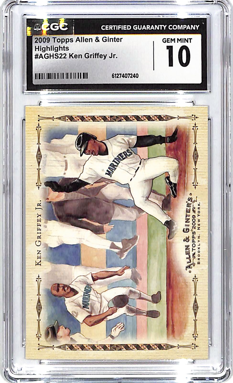2009 Topps Allen and Ginter Ken Griffey Jr Highlights CGC 10 Mariners
