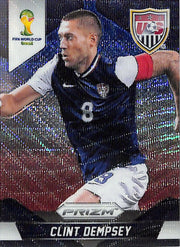 2014 Prizm World Cup Clint Dempsey Red White Blue Wave #69 USA