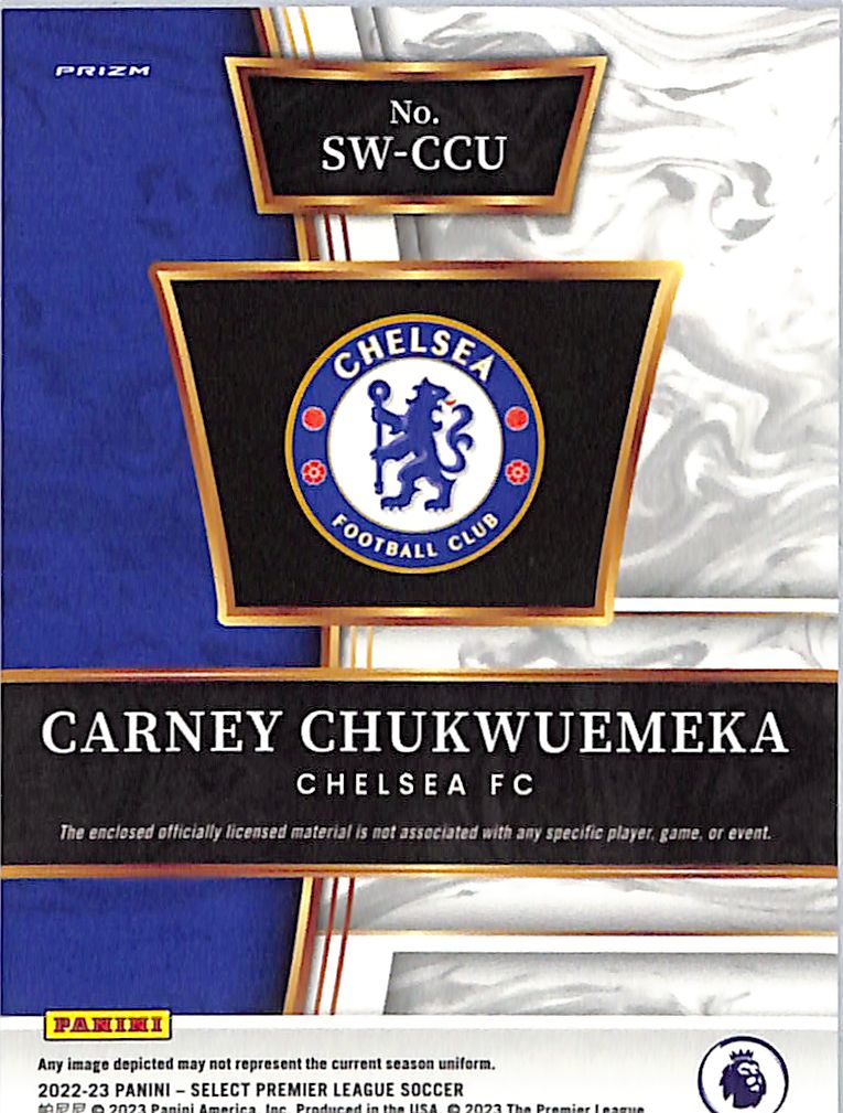 2022-23 Select Premier League Carney Chukwuemeka Jersey Patch Chelsea