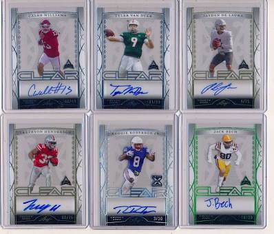 2022 Leaf Trinity Football Hobby Box